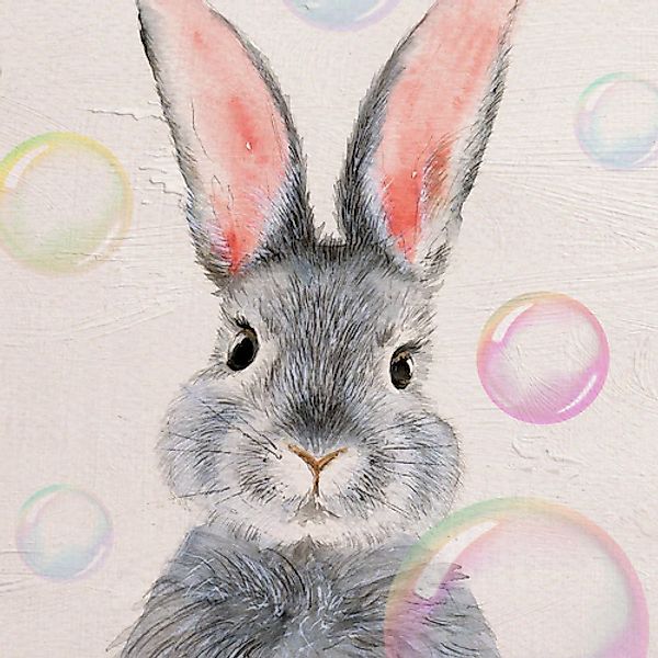 queence Leinwandbild »Adonis«, Hase-Hasen, (1 St.), Premium-Leinwandstoff, günstig online kaufen