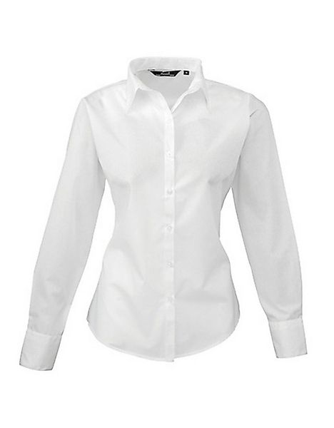 Premier Workwear Langarmhemd Women´s Poplin Long Sleeve Blouse günstig online kaufen