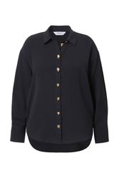 Studio Untold Hemdbluse Hemdbluse oversized Schmuckknöpfe günstig online kaufen