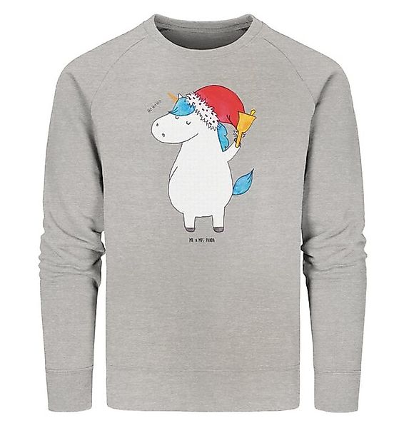 Mr. & Mrs. Panda Longpullover Einhorn Weihnachtsmann Größe L - Heather Grey günstig online kaufen