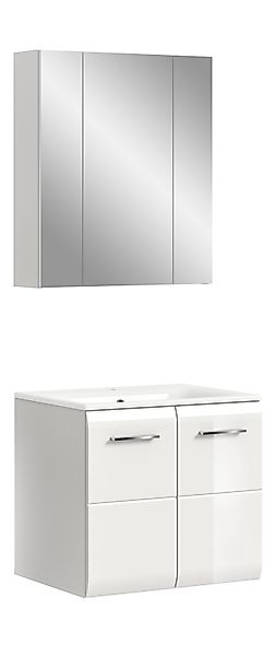 furnling Badmöbel-Set Ivy, (2-St., Spiegelschrank, Waschbeckenunterschrank günstig online kaufen