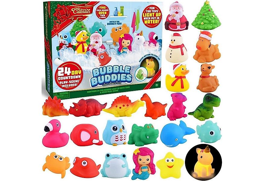 LuxusKollektion Spielzeug-Adventskalender Leuchtende Badespielzeuge 24 Adve günstig online kaufen
