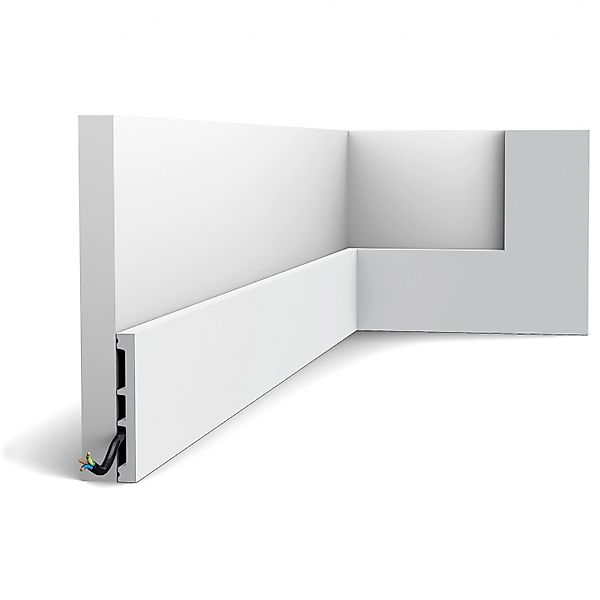 ORAC DECOR SX163-RAL9003 AXXENT SQUARE Sockelleiste bereits lackiert in Wei günstig online kaufen