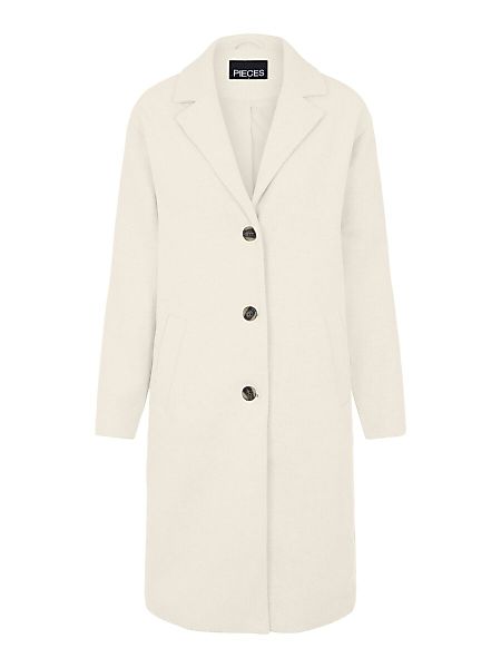 PIECES Woll Mantel Damen White günstig online kaufen
