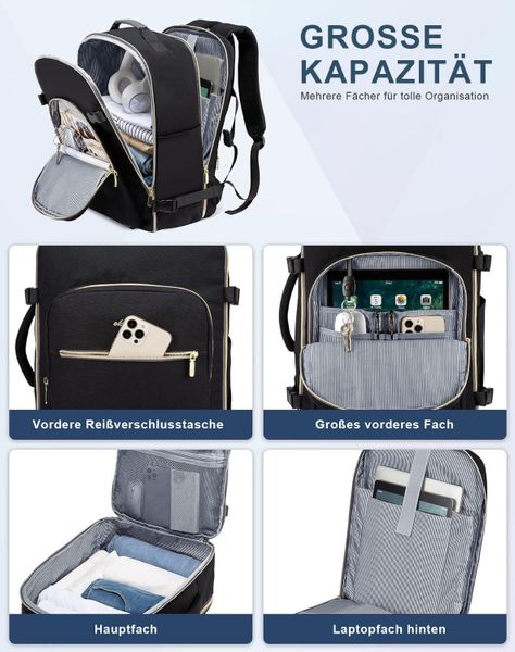 OKWISH Reiserucksack Laptoprucksack Freizeitrucksack Schulrucksack (Handgep günstig online kaufen