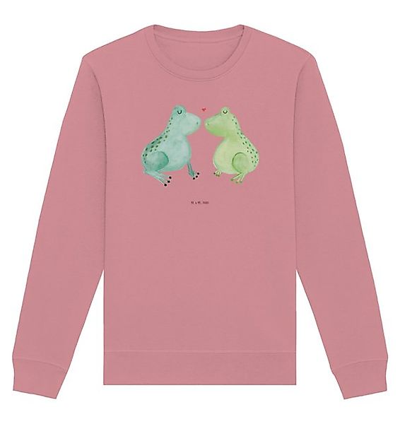 Mr. & Mrs. Panda Longpullover Größe M Frosch Liebe - Canyon Pink - Geschenk günstig online kaufen