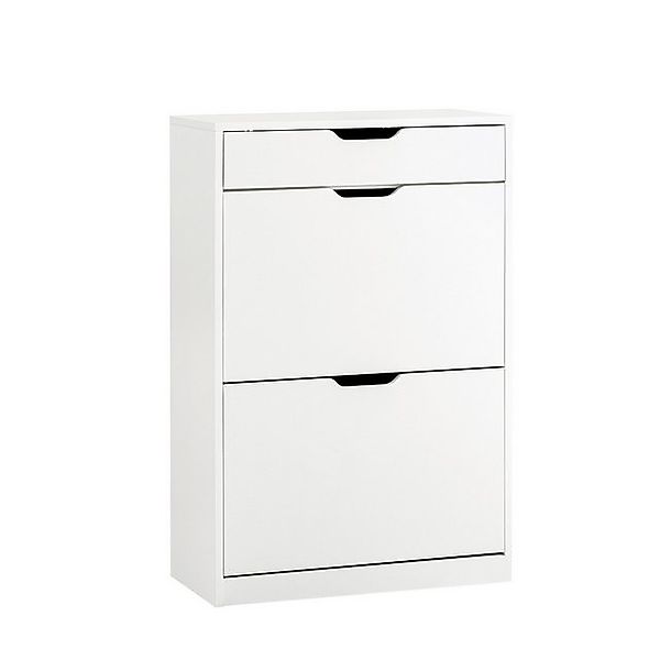 SoBuy Schuhkipper DE-FSR180, Schuhschrank mit 2 Klappen, Schuhkipper schmal günstig online kaufen