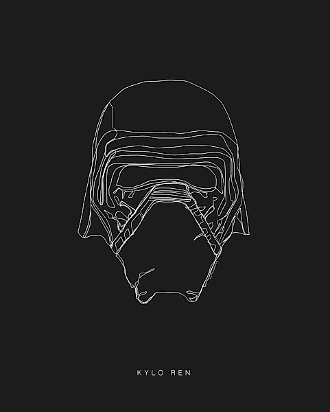 Komar Wandbild Star Wars Kylo 30 x 40 cm günstig online kaufen