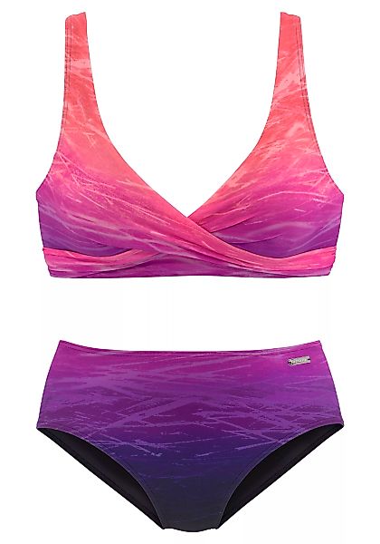 LASCANA Triangel-Bikini, mit Farbverlauf günstig online kaufen