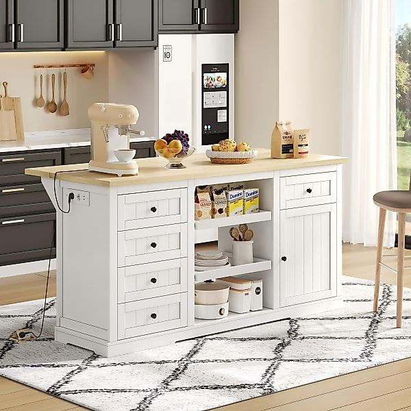 OKWISH Sideboard Küchenbuffet,Kommode (Buffet-Sideboard, Bar-Schrank & günstig online kaufen