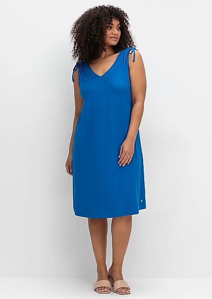 Sheego Jerseykleid "Jerseykleid" Eingrifftaschen günstig online kaufen