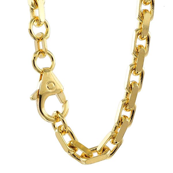 HOPLO Goldkette Ankerkette diamantiert Länge 60cm günstig online kaufen