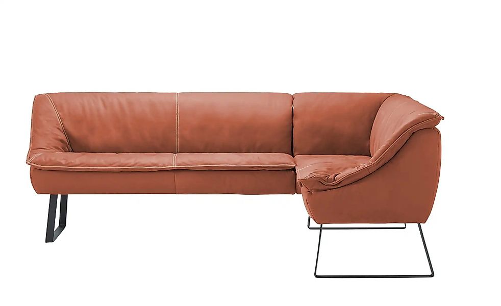 KOINOR Eckbank Leder Alino ¦ rot ¦ Maße (cm): B: 263 H: 89 T: 192.0 Bänke > günstig online kaufen