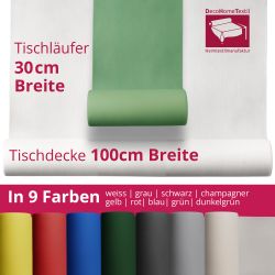 DecoHomeTextil Heimtextilmanufaktur Tischdecke Rolle Vliesstoff Tischläufer günstig online kaufen