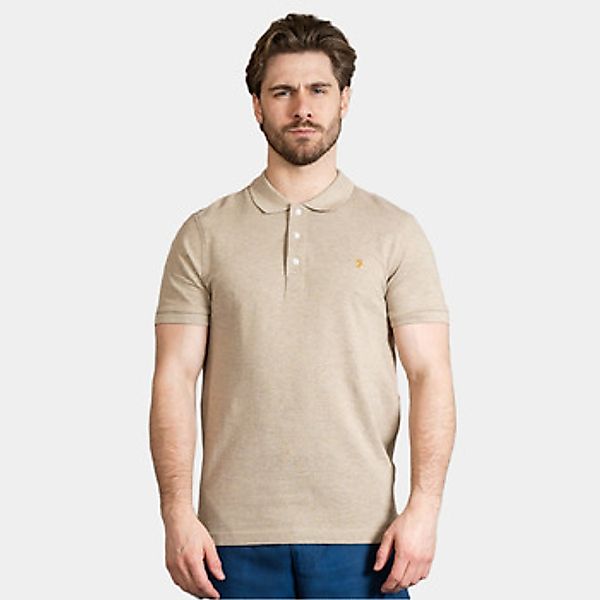 Farah  Poloshirt Blanes ss polo - haxelnut marl günstig online kaufen