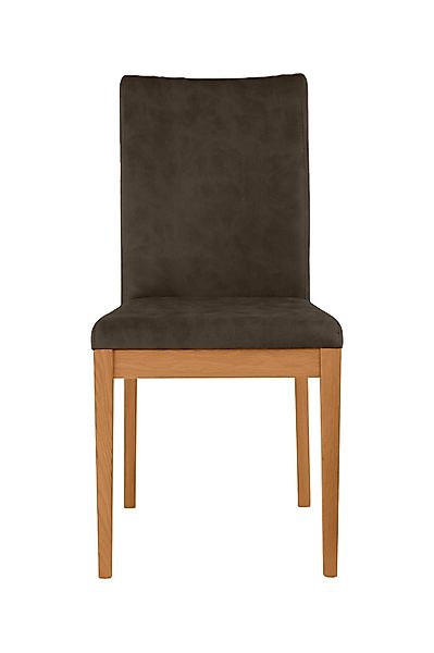 Home affaire 4-Fußstuhl »Dendres«, (Set), 2 St., Microfaser, Sitz und Rueck günstig online kaufen
