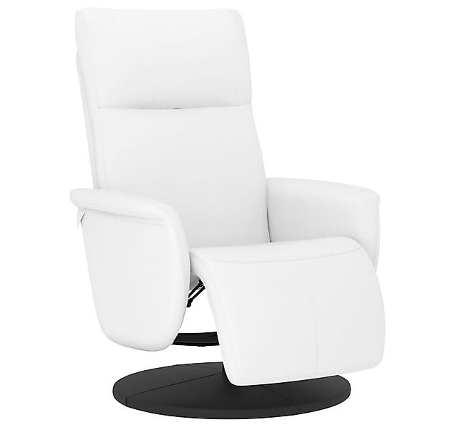vidaXL Sessel Relaxsessel mit Fußteil Weiß Kunstleder (1-St) günstig online kaufen