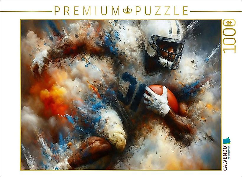 CALVENDO Puzzle CALVENDO Puzzle Football, 1000 Teile Lege-Größe 64x48cm Fot günstig online kaufen