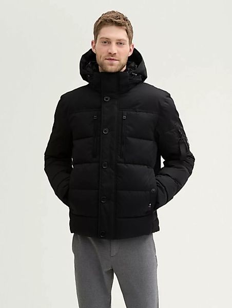 TOM TAILOR Winterjacke Pufferjacke mit abnehmbarer Kapuze günstig online kaufen