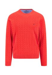 FYNCH-HATTON Strickpullover mit Logo Stickerei günstig online kaufen