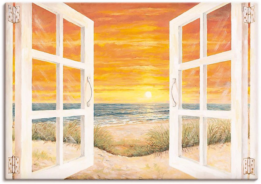 Artland Wandbild "Fenster zum Meer", Meer Bilder, (1 St.) günstig online kaufen