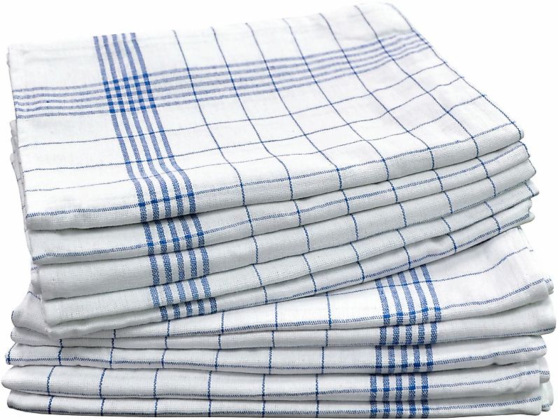 Dyckhoff Geschirrtuch "KARO / Halbleinen - 50x70 cm" günstig online kaufen