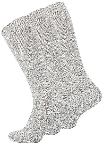Cotton Prime® Kniestrümpfe (3-Paar) mit Wollanteil günstig online kaufen