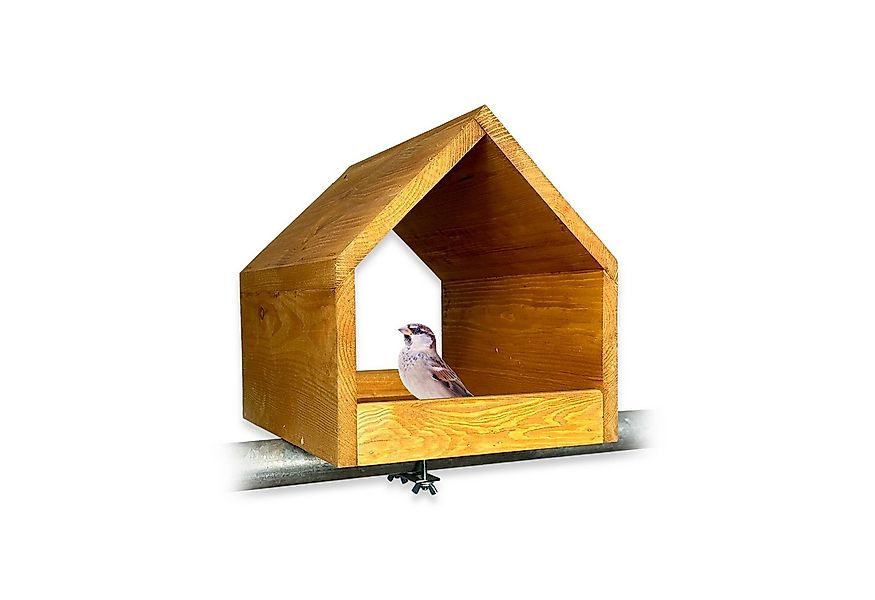 gartenetage Vogelhaus Balkon-Vogelfutterhaus aus massivem Kiefernholz mit B günstig online kaufen