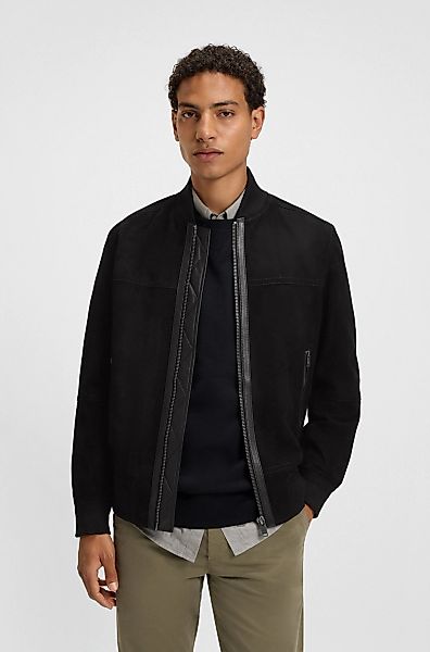 BOSS ORANGE Lederjacke "Johice", aus weichem Ziegennappaleder günstig online kaufen