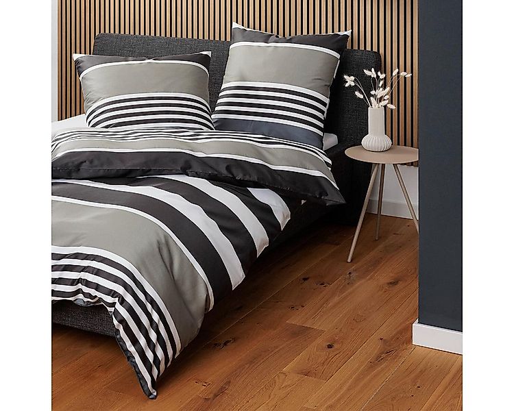 Janine Bettwäsche Davos, Biber, 3 teilig günstig online kaufen