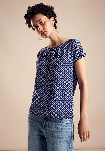 STREET ONE Shirttop, mit All-Over Print günstig online kaufen