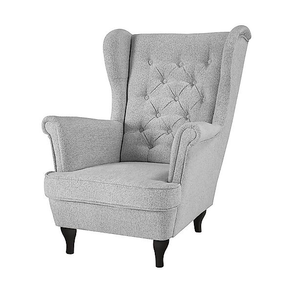 Beautysofa Ohrensessel Sessel FALCO Chesterfield Wohnzimmersessel günstig online kaufen