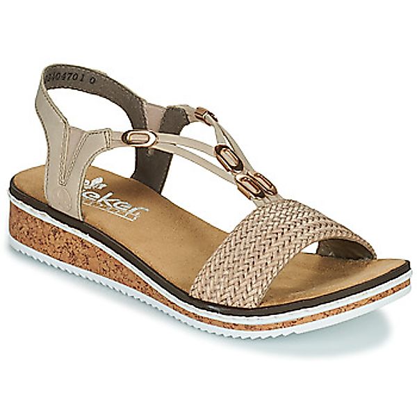 Rieker Sandale, Sommerschuh, Sandalette, Keilabsatz, in günstig online kaufen