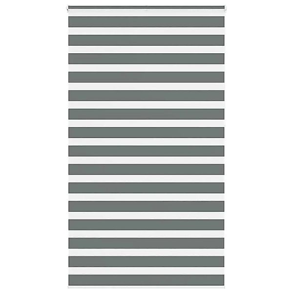 vidaXL Doppelrollo Dunkelgrau 120x230 cm Stoffbreite 115,9 cm Polyester 401 günstig online kaufen