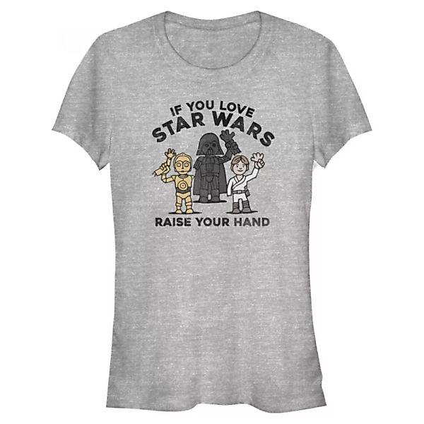 Star Wars - Gruppe Raise Your Hands - Frauen T-Shirt günstig online kaufen