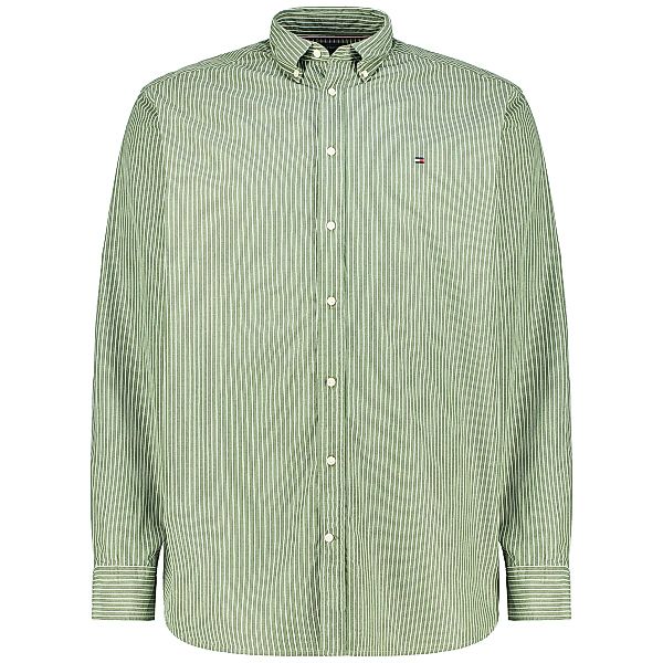 Tommy Hilfiger Freizeithemd mit Streifen Farbe grün Größe: 4XL günstig online kaufen