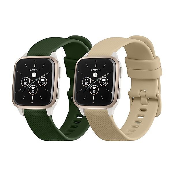 kwmobile Uhrenarmband 2x Sportarmband für Garmin günstig online kaufen