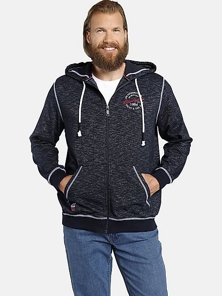 Jan Vanderstorm Kapuzensweatjacke JOKORA mit dekorativen Details günstig online kaufen