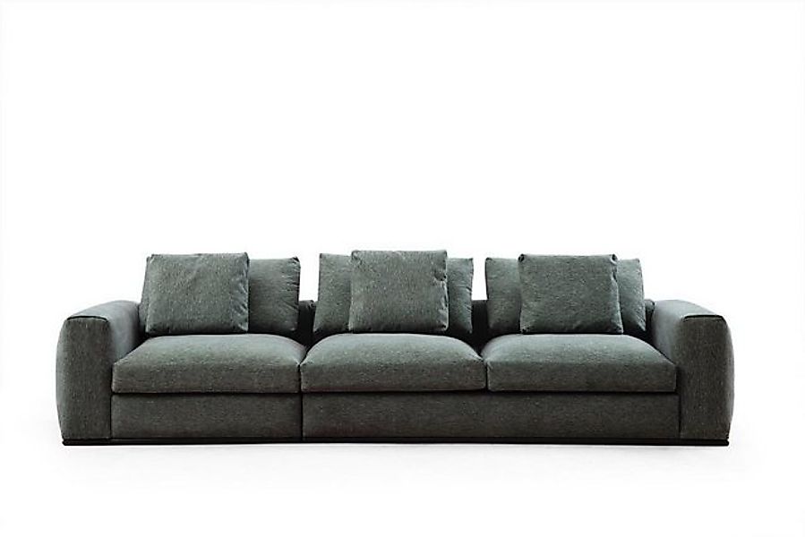 Xlmoebel 4-Sitzer Modernes grünes Holz-Sofa für das Wohnzimmer mit Platz, 1 günstig online kaufen