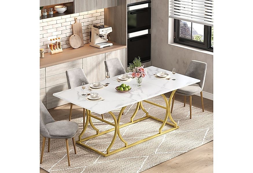 Flieks Esstisch (200x80x76 cm, 1-St., 1 Tisch für 6–10 Personen), rechtecki günstig online kaufen