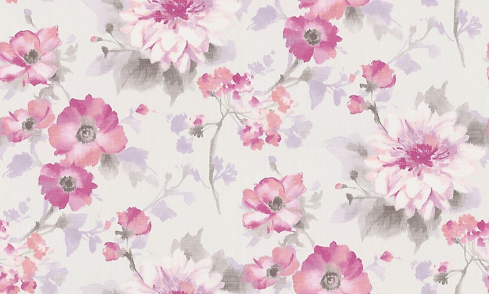 Bricoflor Blumen Tapete für Wohnzimmer und Esszimmer Romantische Blumentape günstig online kaufen
