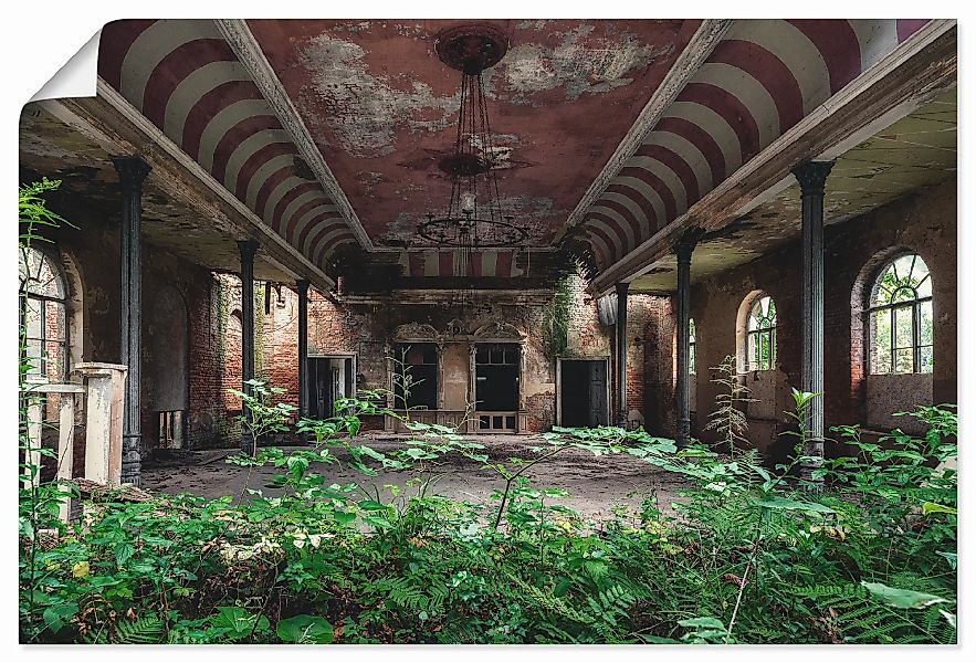 Artland Wandbild "Lost Places - Tanzsaal - verlassen", Gebäude, (1 St.) günstig online kaufen