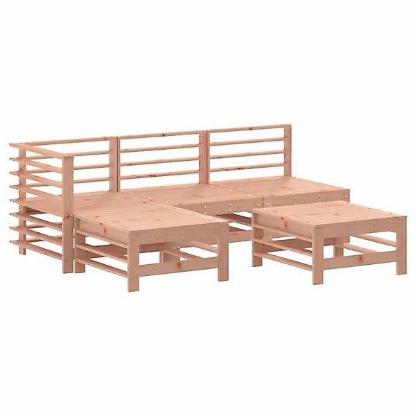 vidaXL 5-tlg Garten-Lounge-Set Massivholz Douglasie Modell 5 günstig online kaufen