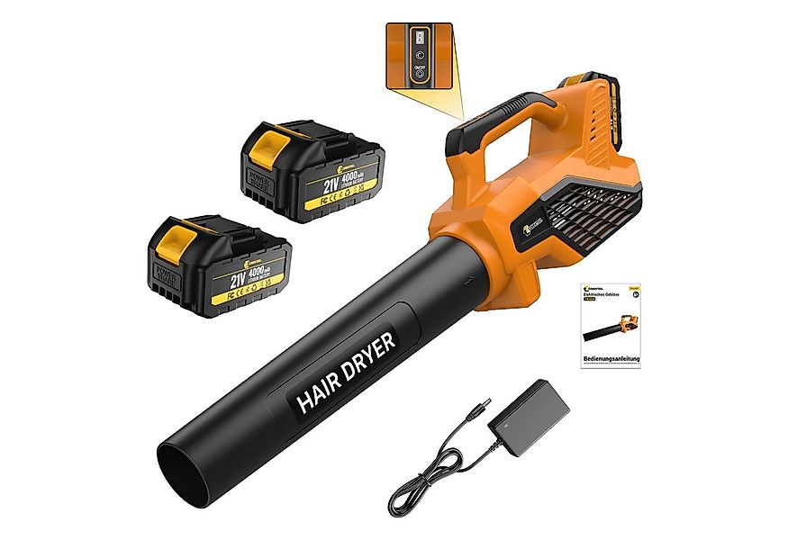 CONENTOOL Akku-Laubbläser Bürstenloses Laubbläser, 240 km/h Blasgeschwindig günstig online kaufen