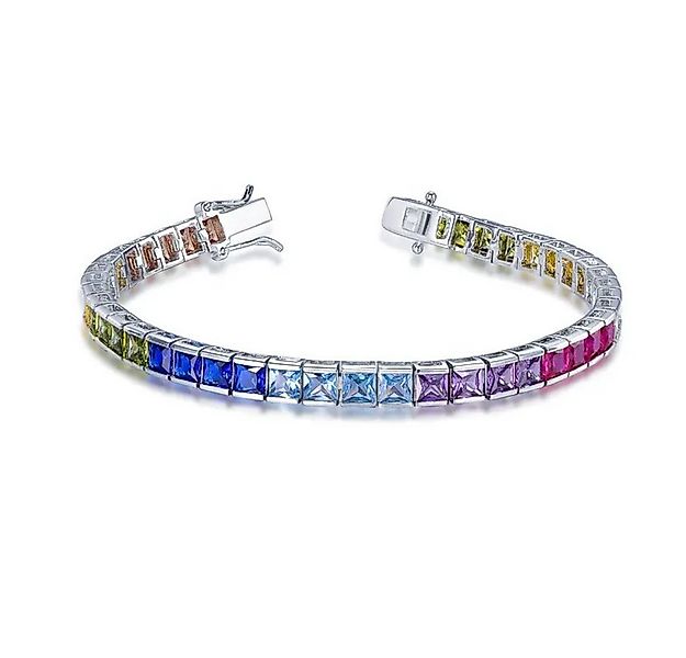 ROUGEMONT Tennisarmband Handgefertigtes Tennisarmband aus 925 Silber im Reg günstig online kaufen