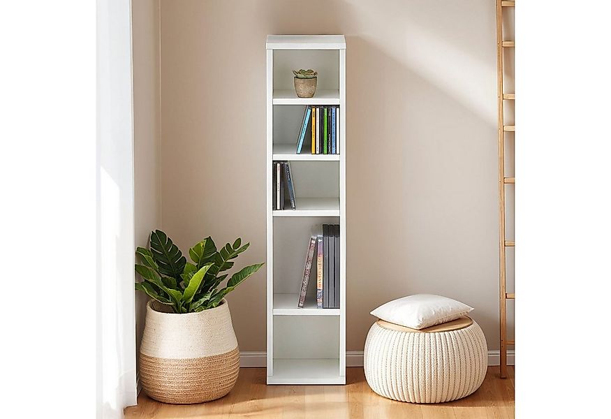 IDIMEX CD-Regal MELODIE, CD DVD Regal mit 6 Böden schmales Regal günstig online kaufen