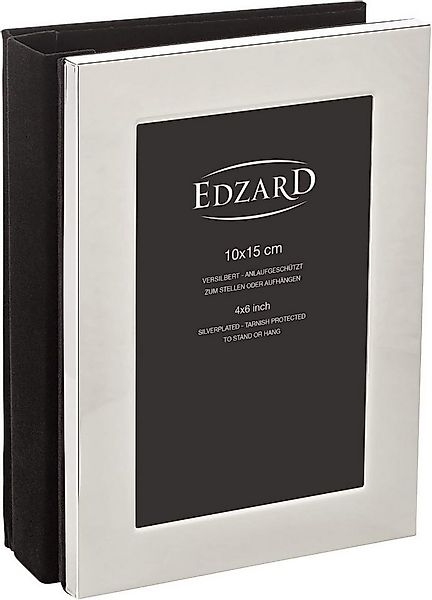 EDZARD Bilderrahmen Lugano, Fotoalbum 10x15 cm, für 80 Fotos, edel versilbe günstig online kaufen