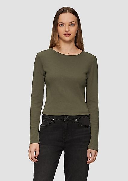 s.Oliver Langarmshirt T-Shirt Langarm-Shirt im Slim Fit günstig online kaufen