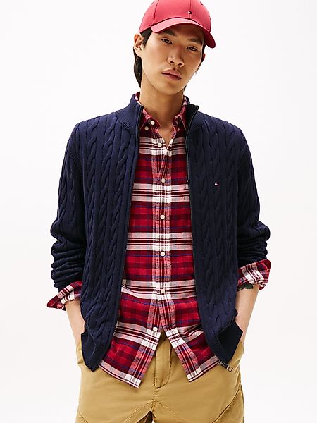 Tommy Hilfiger Strickjacke CLASSIC COTTON CABLE günstig online kaufen