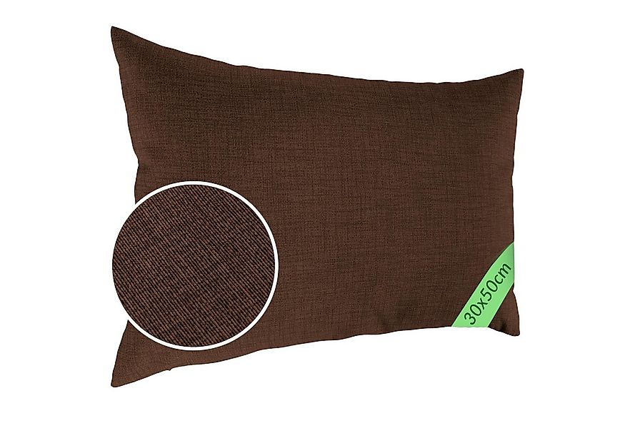 ANRO Dekokissen MrJack Kissenbezug Leinenoptik Deko Kissen Uni, Kissenbezug günstig online kaufen